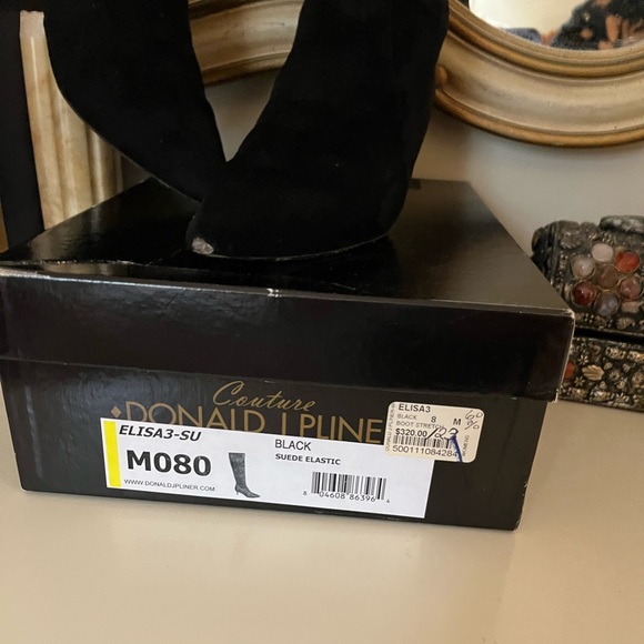 Vintage | Donald J Pliner Elisa3 Suede Elastic Knee Boots!! - Picture 8 of 10